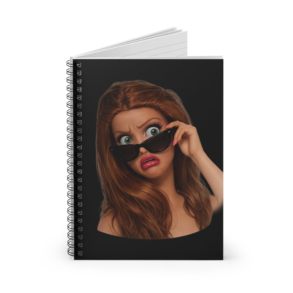“Me in Every Meeting” Spiral Notebook