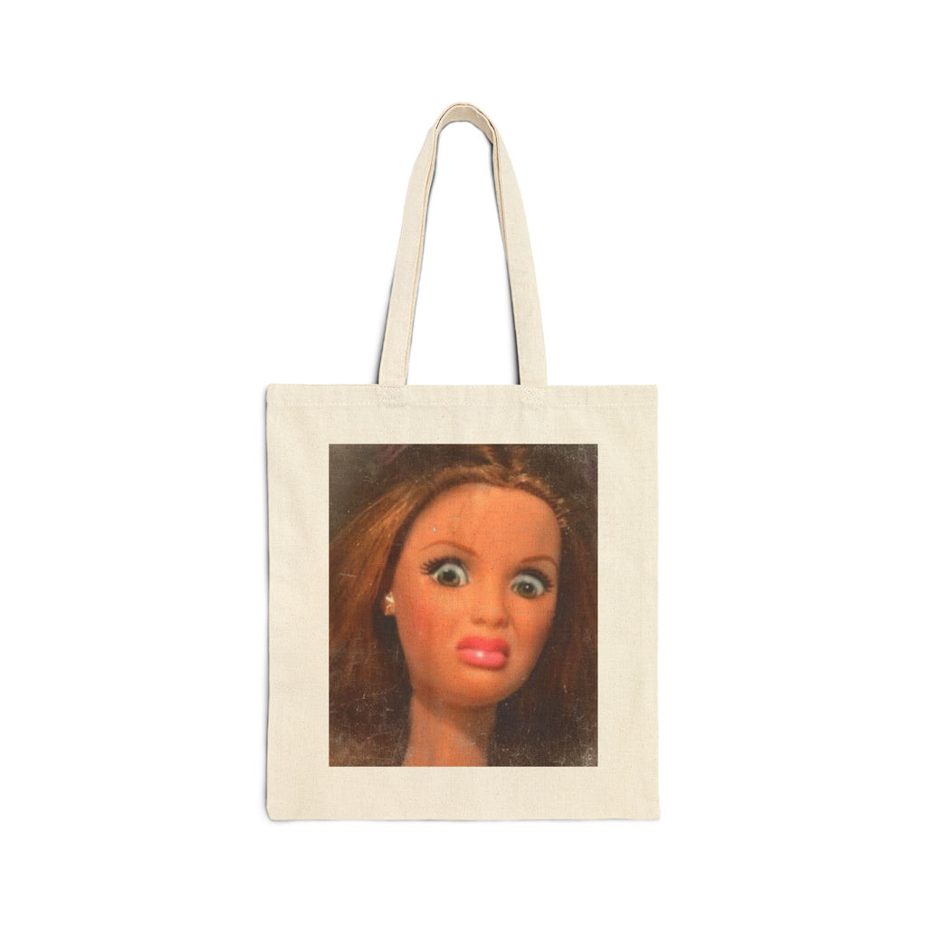 "WTF" Cotton Canvas Tote Bag