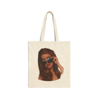 “Me in Every Meeting” Cotton Canvas Tote Bag
