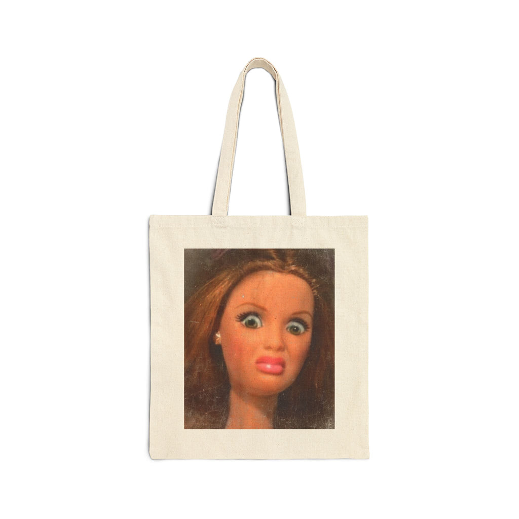 "WTF" Cotton Canvas Tote Bag