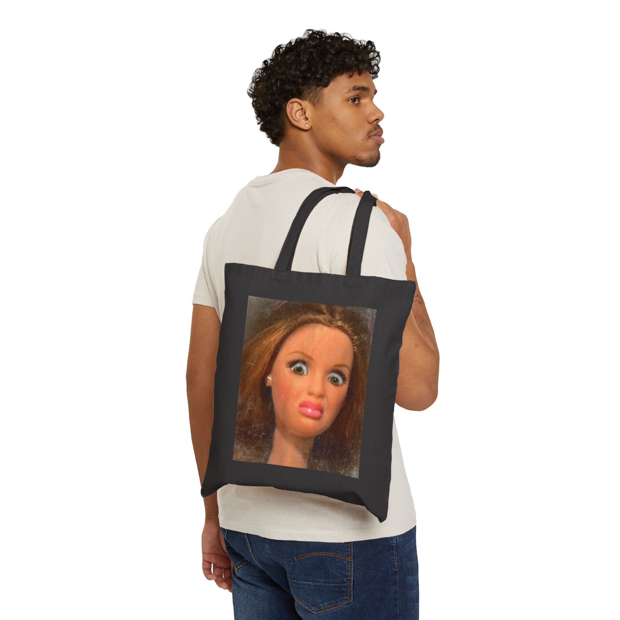 "WTF" Cotton Canvas Tote Bag