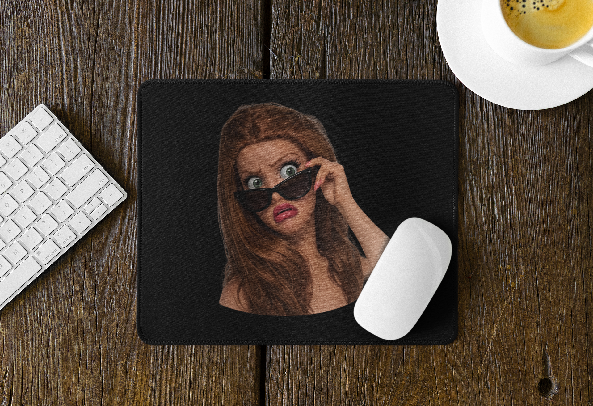 “Me in Every Meeting” Mousepad