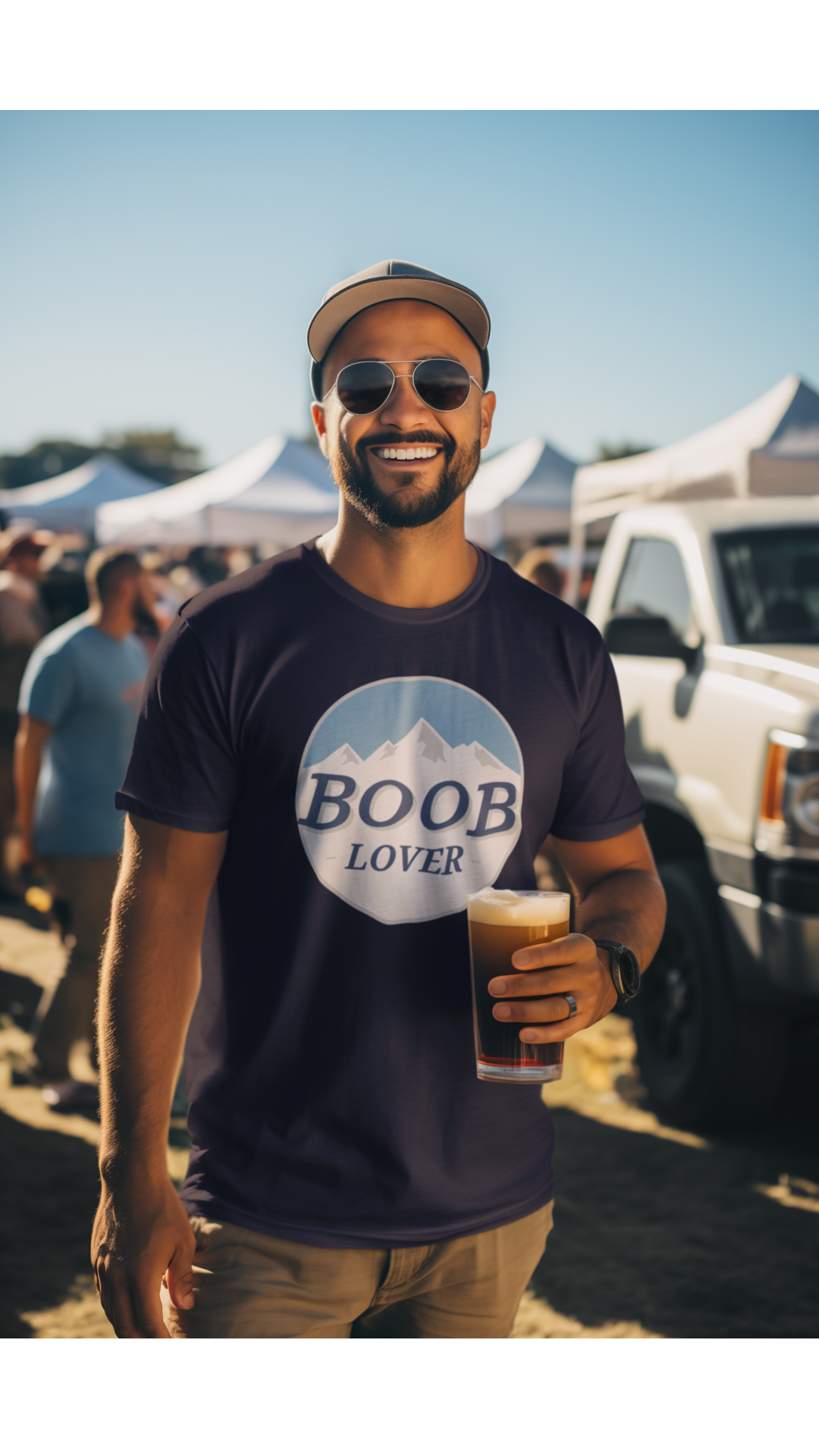 B00B Lover Funny Mountain T-Shirt | Funny Hiking Shirt | Outdoor Adventure Shirt | Funny Gift for Him | Nature Lover Tee