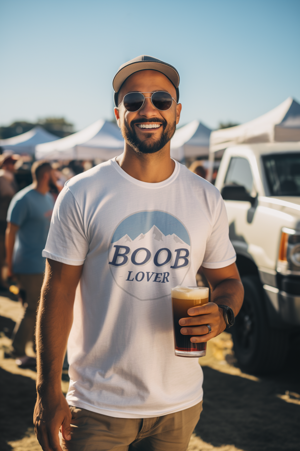 B00B Lover Funny Mountain T-Shirt | Funny Hiking Shirt | Outdoor Adventure Shirt | Funny Gift for Him | Nature Lover Tee