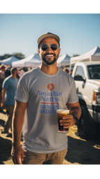 Smashin' Nattys Bangin' Baddies Funny Beer T-Shirt | College Party Shirt | Funny Drinking Shirt | Gift for Him