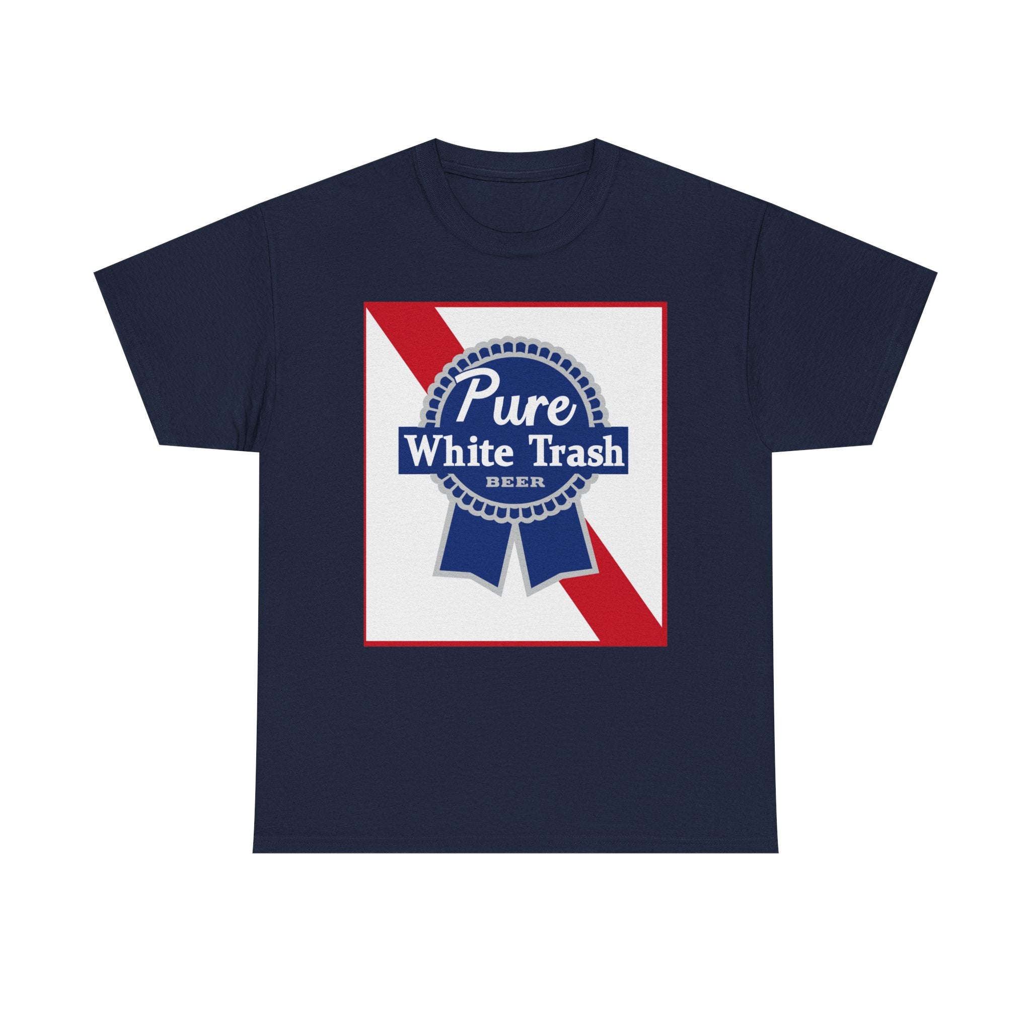 Pure White Trash Beer Funny T-Shirt | Redneck Party Shirt | Funny Drinking Shirt | White Trash Party | Gift for Him