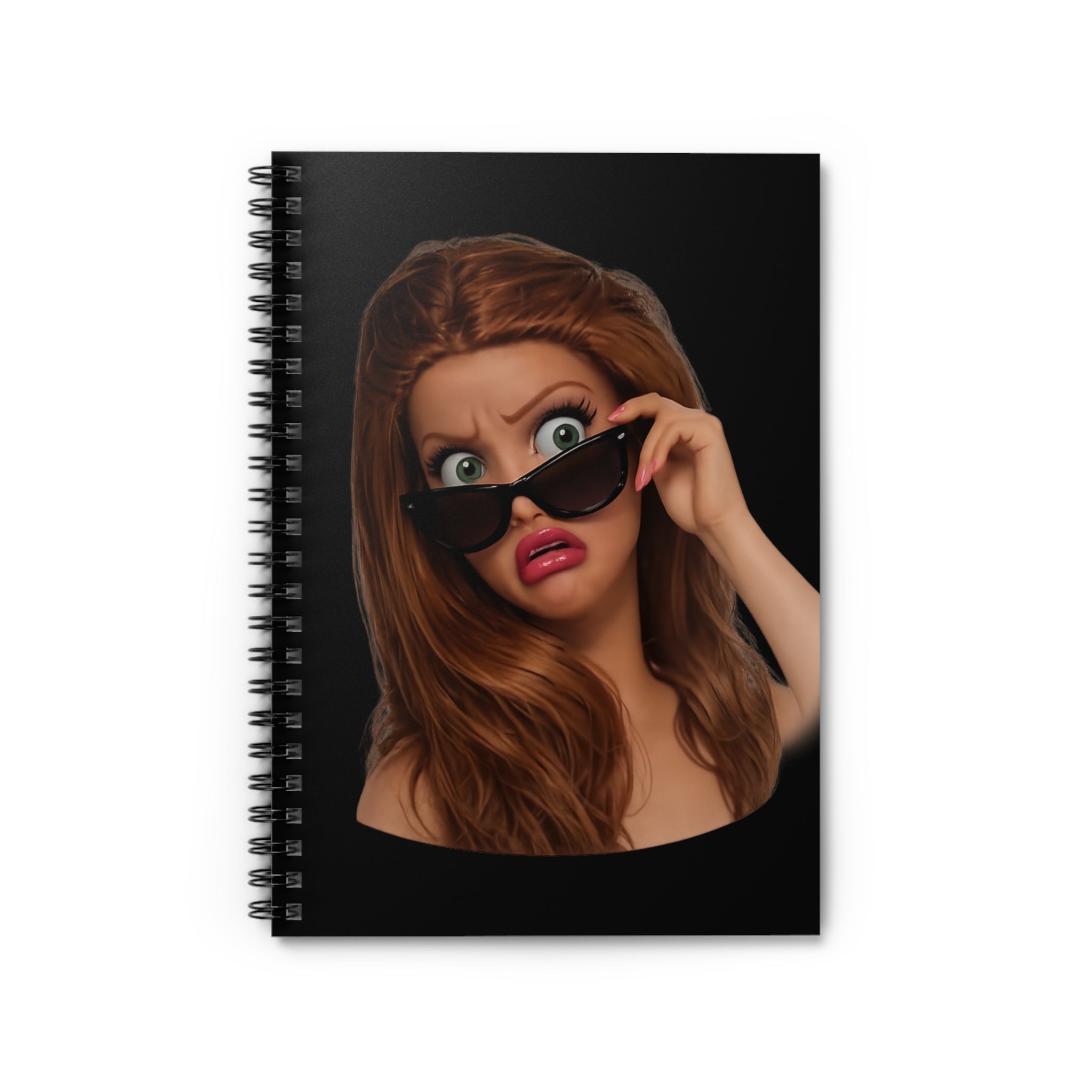 “Me in Every Meeting” Spiral Notebook