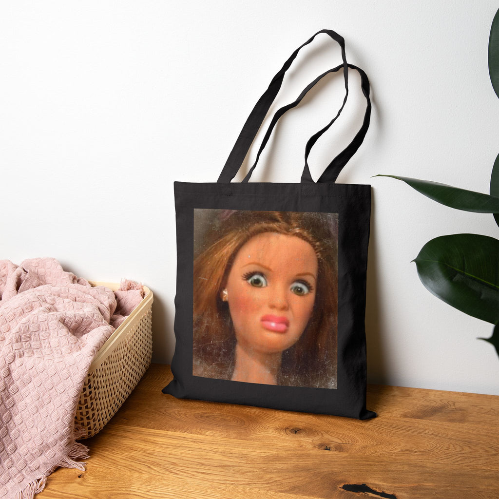 "WTF" Cotton Canvas Tote Bag