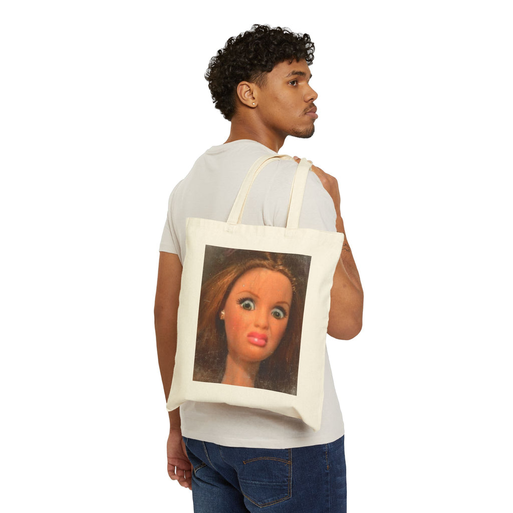 "WTF" Cotton Canvas Tote Bag