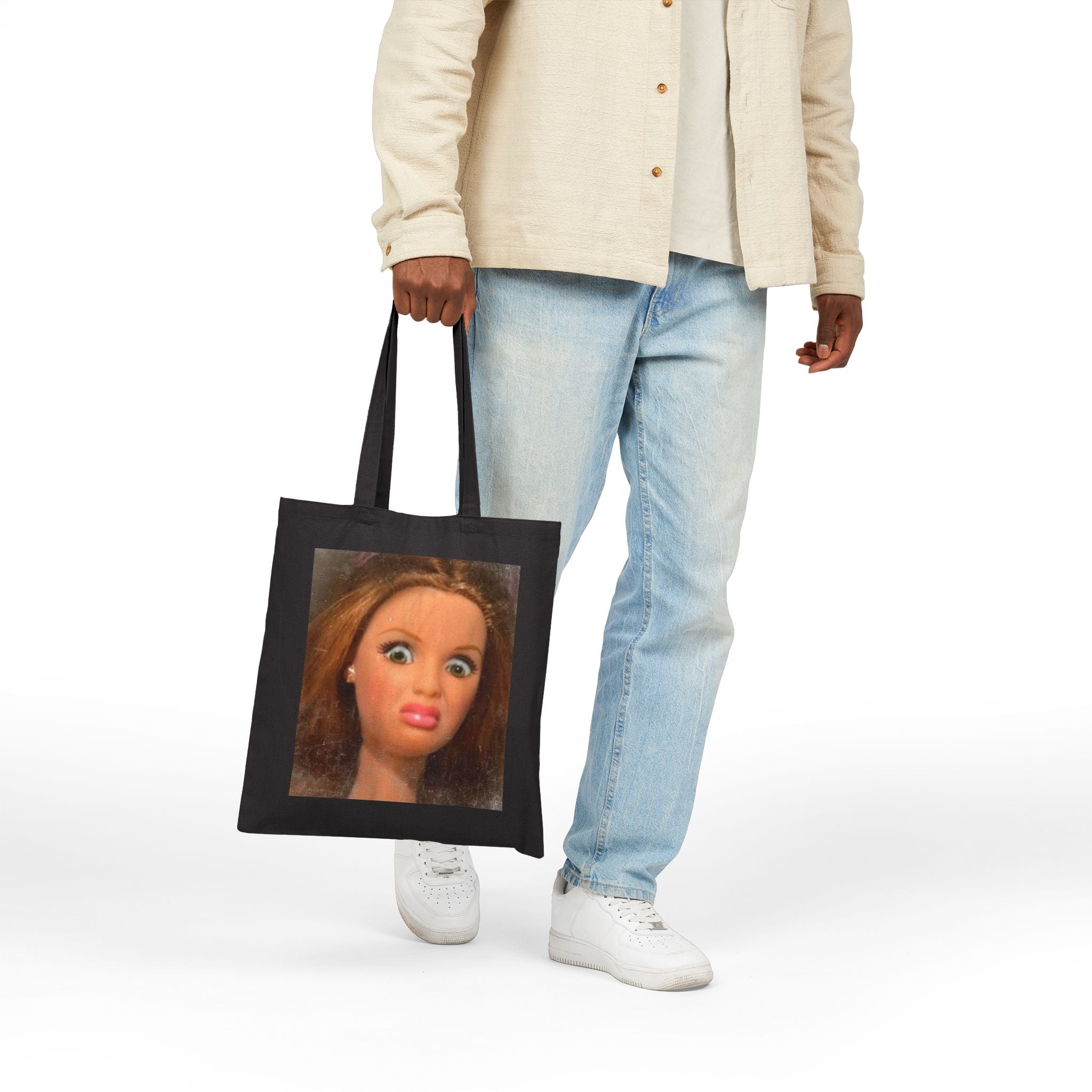 "WTF" Cotton Canvas Tote Bag