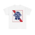 Pure White Trash Beer Funny T-Shirt | Redneck Party Shirt | Funny Drinking Shirt | White Trash Party | Gift for Him