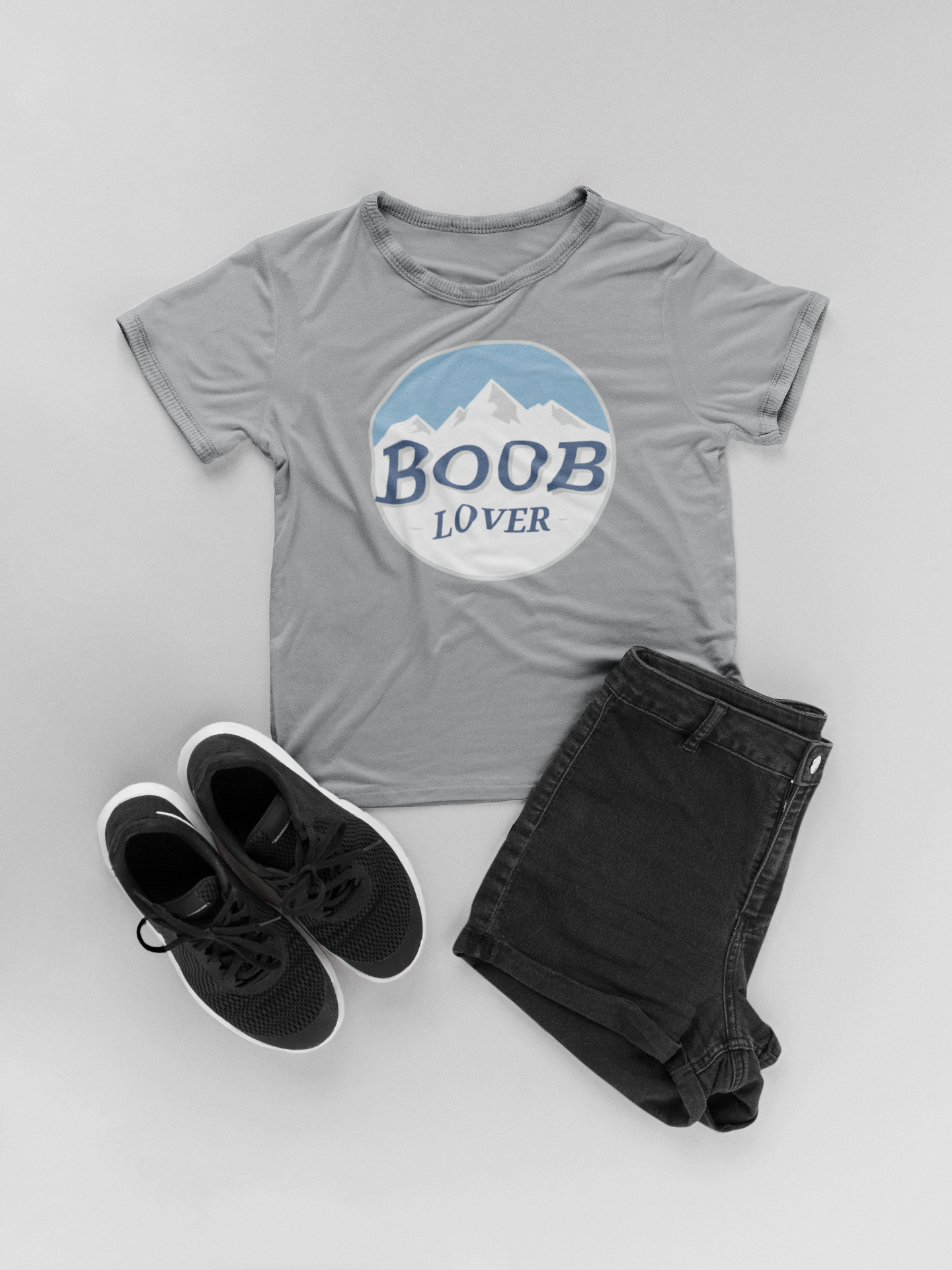 B00B Lover Funny Mountain T-Shirt | Funny Hiking Shirt | Outdoor Adventure Shirt | Funny Gift for Him | Nature Lover Tee