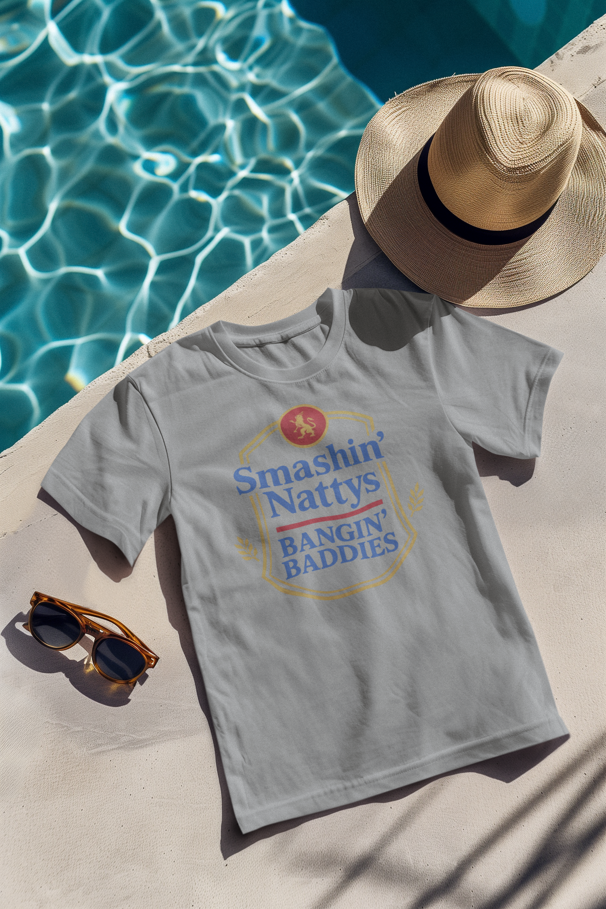 Smashin' Nattys Bangin' Baddies Funny Beer T-Shirt | College Party Shirt | Funny Drinking Shirt | Gift for Him