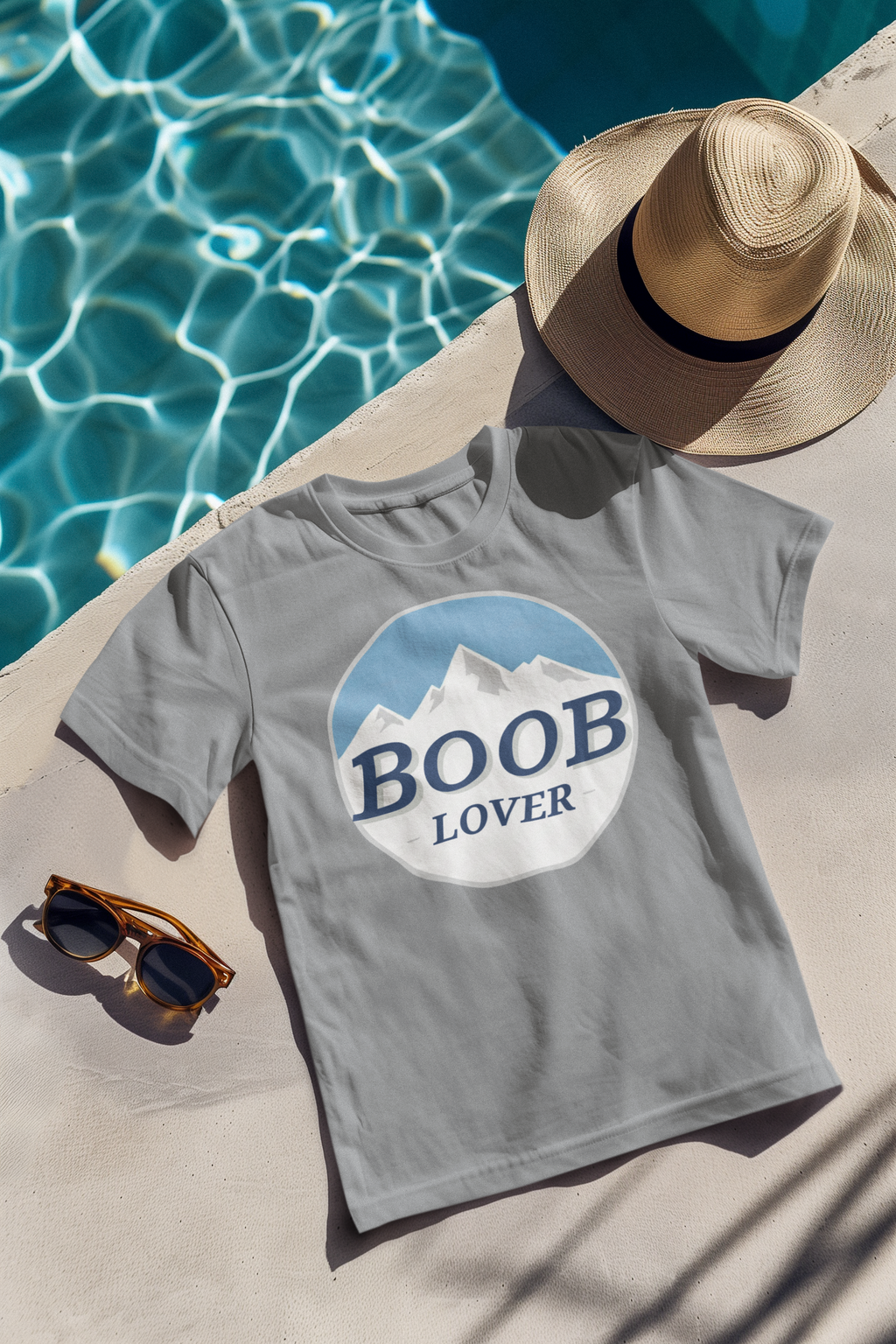 B00B Lover Funny Mountain T-Shirt | Funny Hiking Shirt | Outdoor Adventure Shirt | Funny Gift for Him | Nature Lover Tee