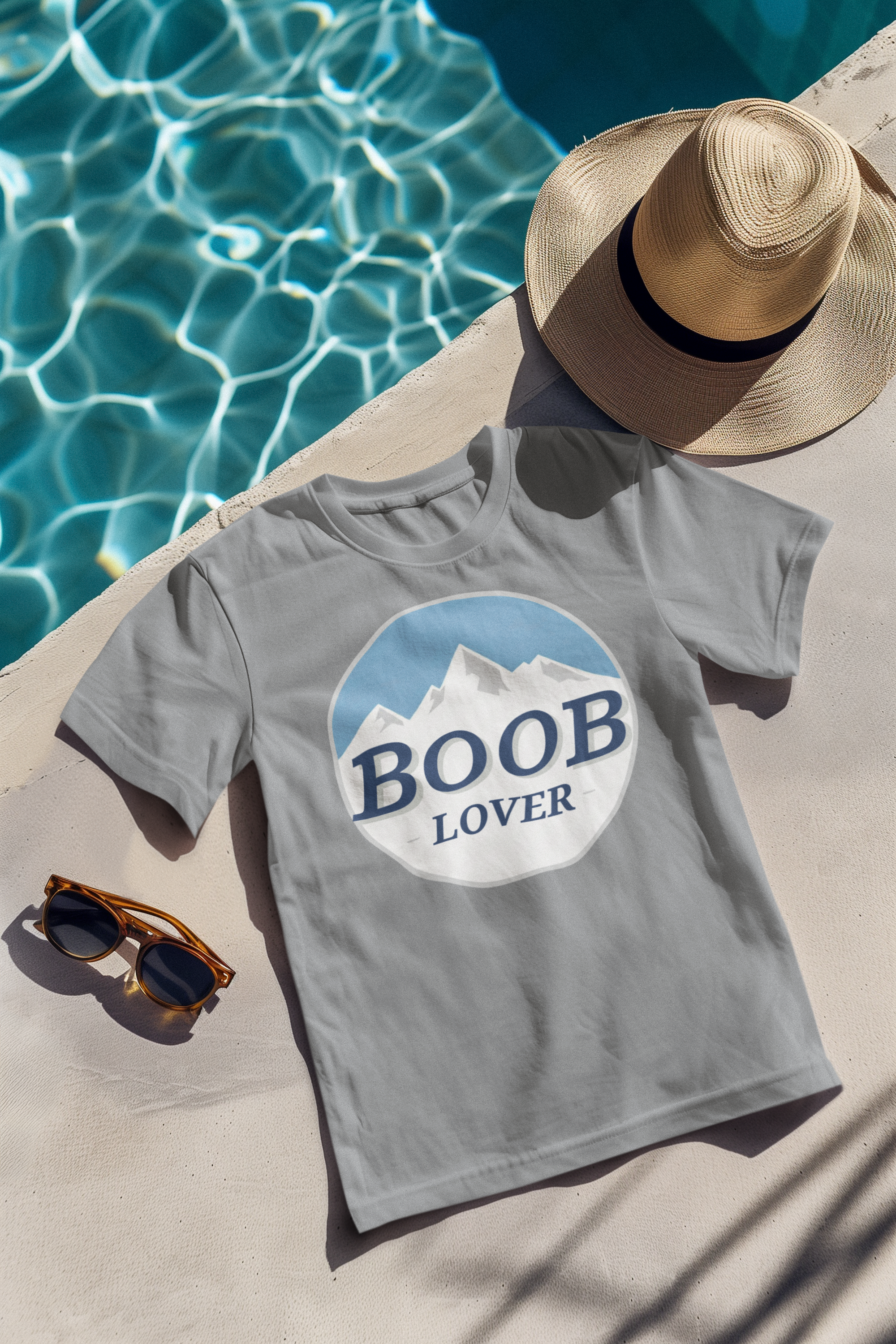 B00B Lover Funny Mountain T-Shirt | Funny Hiking Shirt | Outdoor Adventure Shirt | Funny Gift for Him | Nature Lover Tee