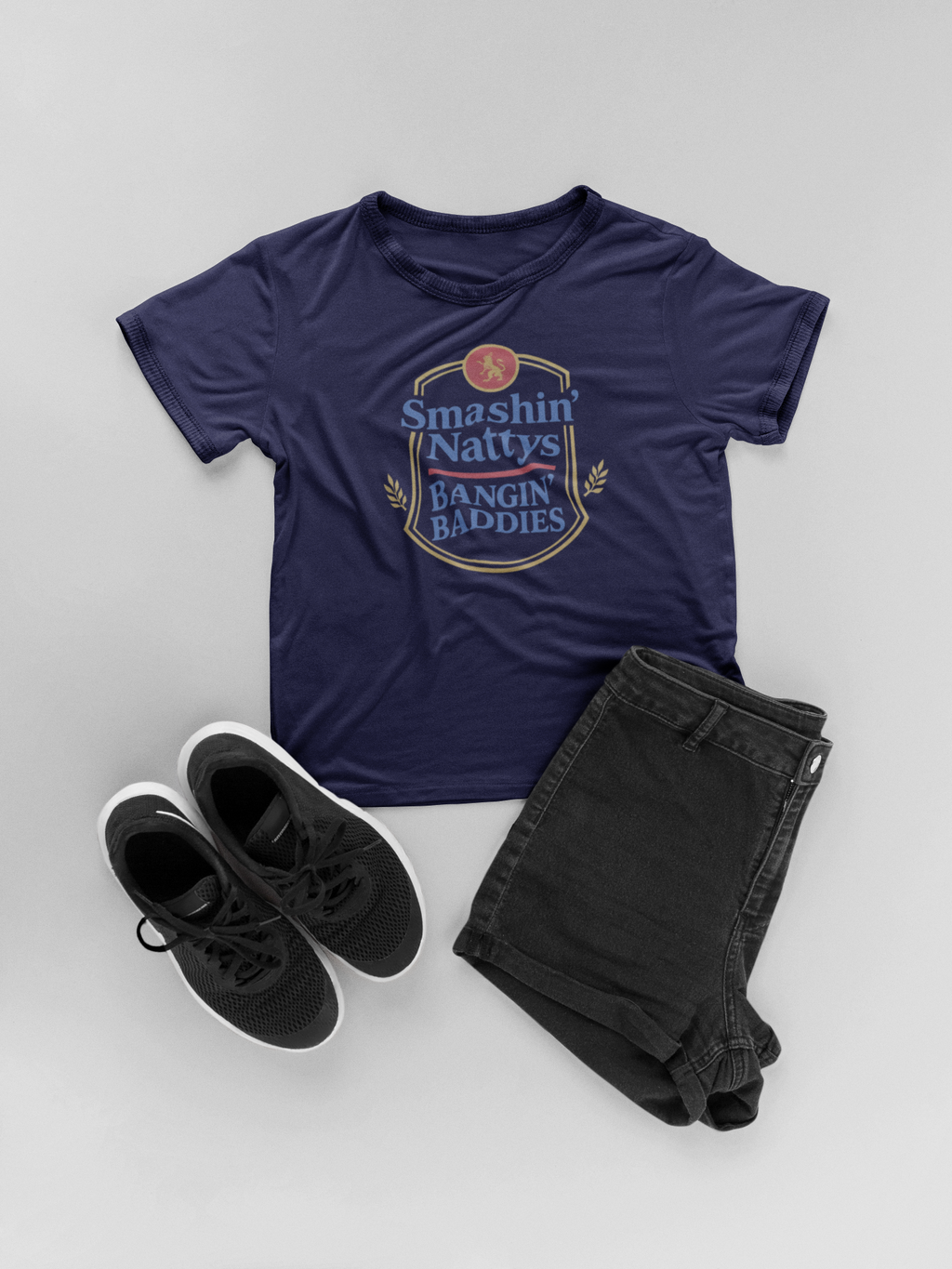 Smashin' Nattys Bangin' Baddies Funny Beer T-Shirt | College Party Shirt | Funny Drinking Shirt | Gift for Him