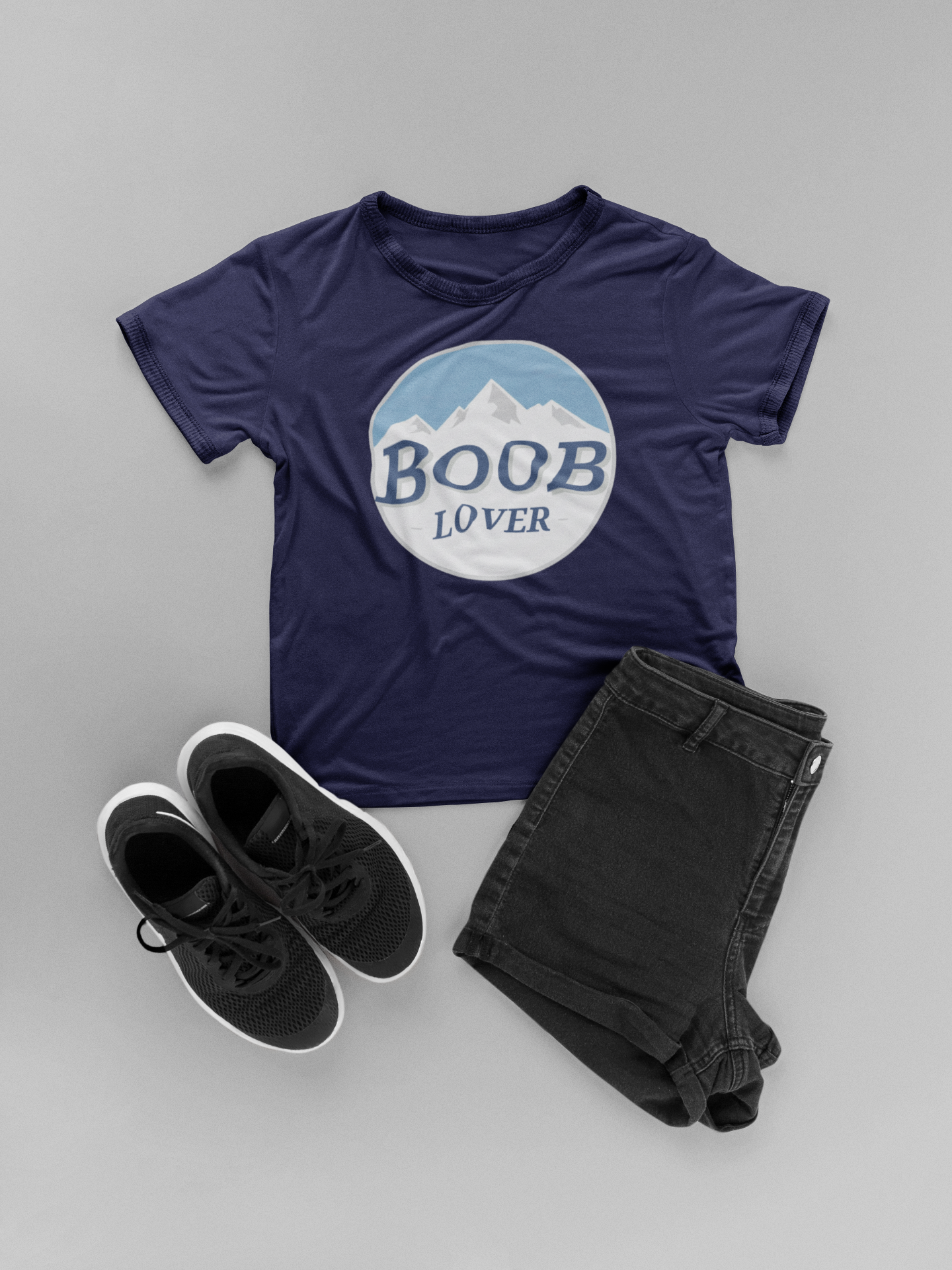 B00B Lover Funny Mountain T-Shirt | Funny Hiking Shirt | Outdoor Adventure Shirt | Funny Gift for Him | Nature Lover Tee